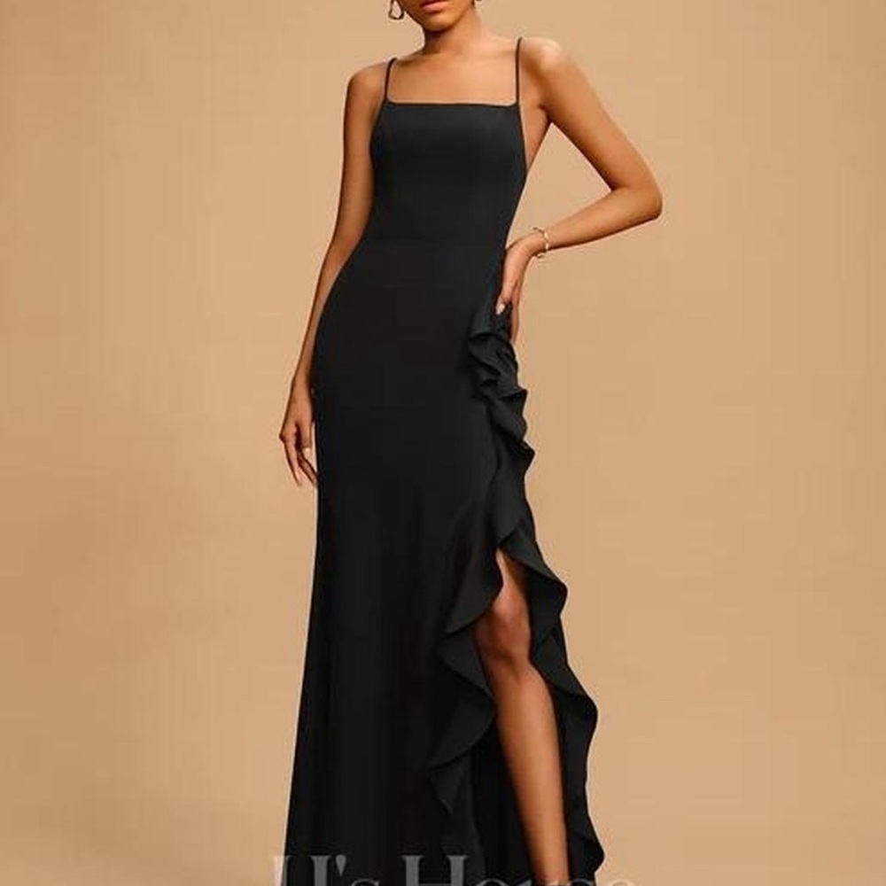 Black Maxi Prom Dress